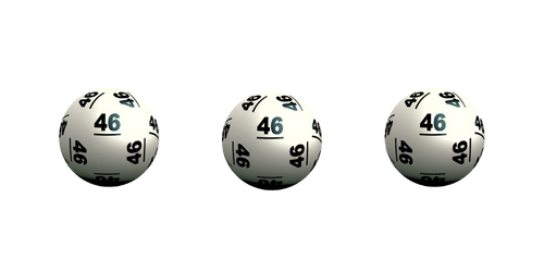 3 witte powerball lotto ballen